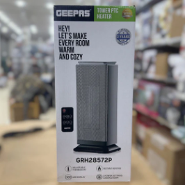 Geepas Tower PTC Heater With Remote Control GRH28572P