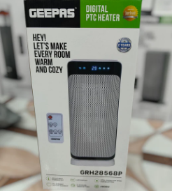 Geepas Digital PTC Heater With Remote Control 2000W GRH28568P