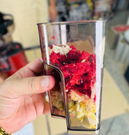 SAVTM Slow Juicer 2 In 1, Ice Cream & Cold Press Juicer 250W JE-31