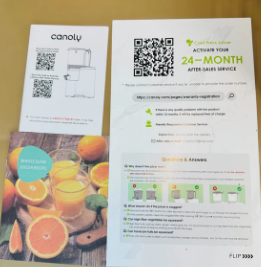 Canoly Masticating Juicer | Slow Juicer JE-75B