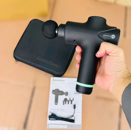 Original Silver Crest Digital Gun Massager | Rechargeable Massage Gun