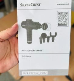 Original Silver Crest Digital Gun Massager | Rechargeable Massage Gun