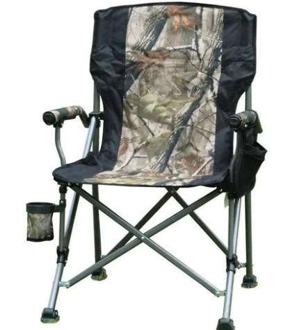 Imported Folding Chair For Camping, Heavy Duty Frame Support 150KG