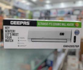 Geepas Large Size Wall Mounted Fan Heater | PTC Ceramic Wall Heater GWH28576P