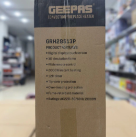 Geepas Convection Fireplace Heater GRH28513P