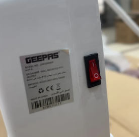 Geepas Ecowarm Wall Mounted PTC Heater GWH28585P