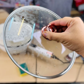 Imported Electric Fry Pan With Food Steamer