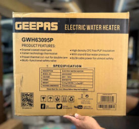 Geepas Electric Water Heater | Electric Geyser 30L