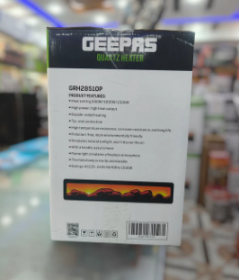 Geepas Flame & Rod heater GRH28510P