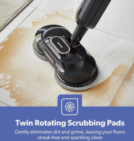 GEEPAS Digital Steam Mop Upright Steam Cleaner Floor Mop 63077