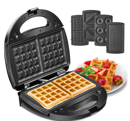 Imported Multi-Function 4 in 1 Sandwich Maker – Toast, Grill , Waffle Machine & Donut Maker