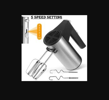 Imported Electric Hand Beater Mixer for Baking – 7 Speed Egg & Cream Whisk Machine