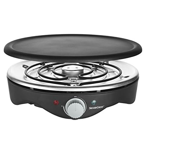 Electric Crepe Maker Non-Stick Pancake Maker | 20cm Breakfast Pan | Automatic Flat Crepe Machine