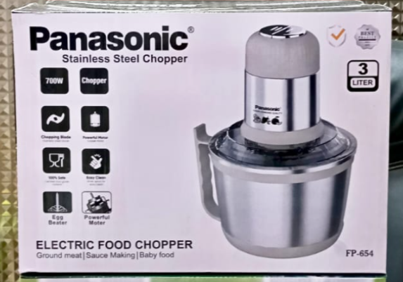 Panasonic Stainless Steel Chopper 3L 700W