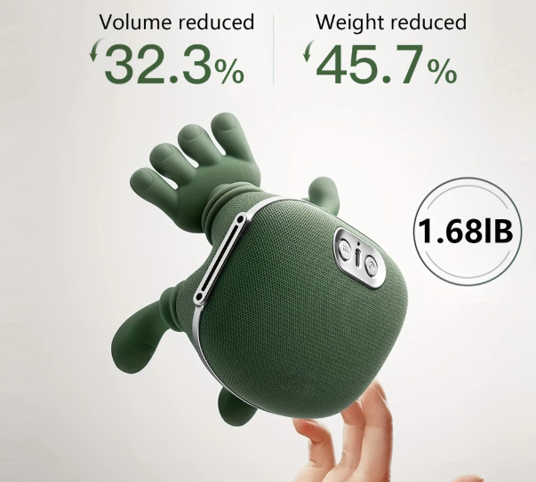 Imported Electric Neck & Shoulder Massager with Heat | Human Hand Grip Massager | Rechargeable Cervical & Body Massager