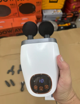 Rechargeable Double Head Massager – Electric Body Massage Machine for Pain Relief