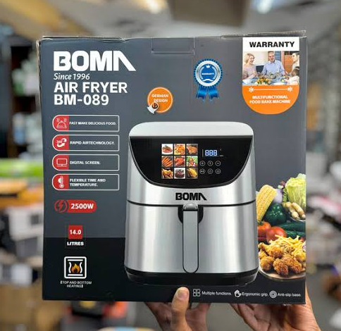 Boma 14L Digital Air Fryer With Double Element BM-089 – Large Capacity Air Fryer Oven