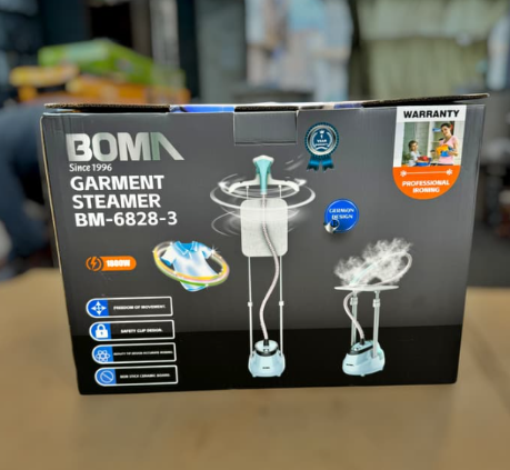 Boma Garment Steamer – Powerful Clothes Steamer & Wrinkle Remover BM-6828-3