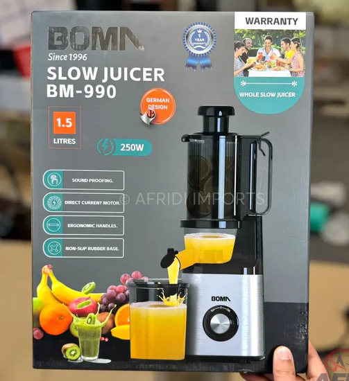 BOMA Cold Press Juicer BM-990 | High Juice Yield & Nutrient Retention