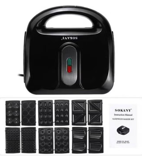Sokany Sandwich Maker 7-in-1 Pakistan | Multi-Purpose Kitchen Appliance