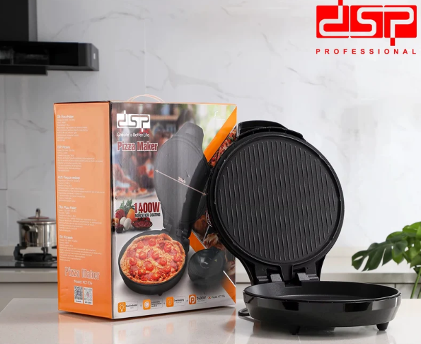 DSP Electric Pizza Oven 1400W – 30cm Pizza Maker for Home & Kitchen KC1334