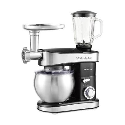 Sokany 7.5L 5 in 1 Stand Mixer 1200W with Blender & Meat Grinder SK-05010