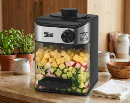 DSP 9 in 1 Salad & Vegetable Chopper 800W 1.83L – Electric Food Processor KM5077
