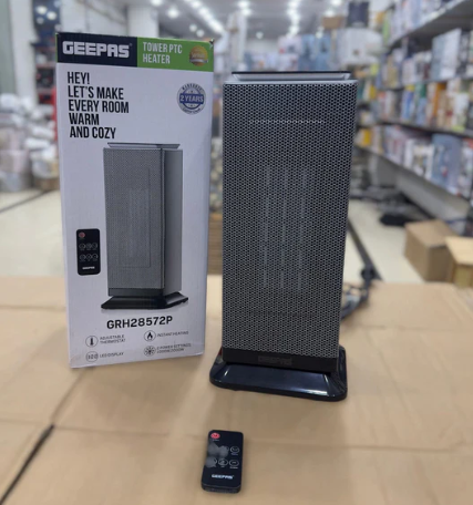 Geepas Tower PTC Heater With Remote Control GRH28572P
