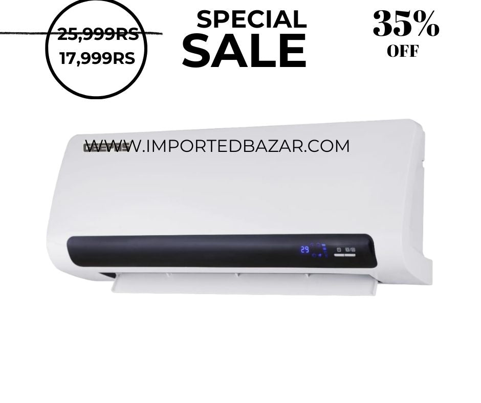 Japanese Electric Wall Mounted Fan Heater / Split Heater