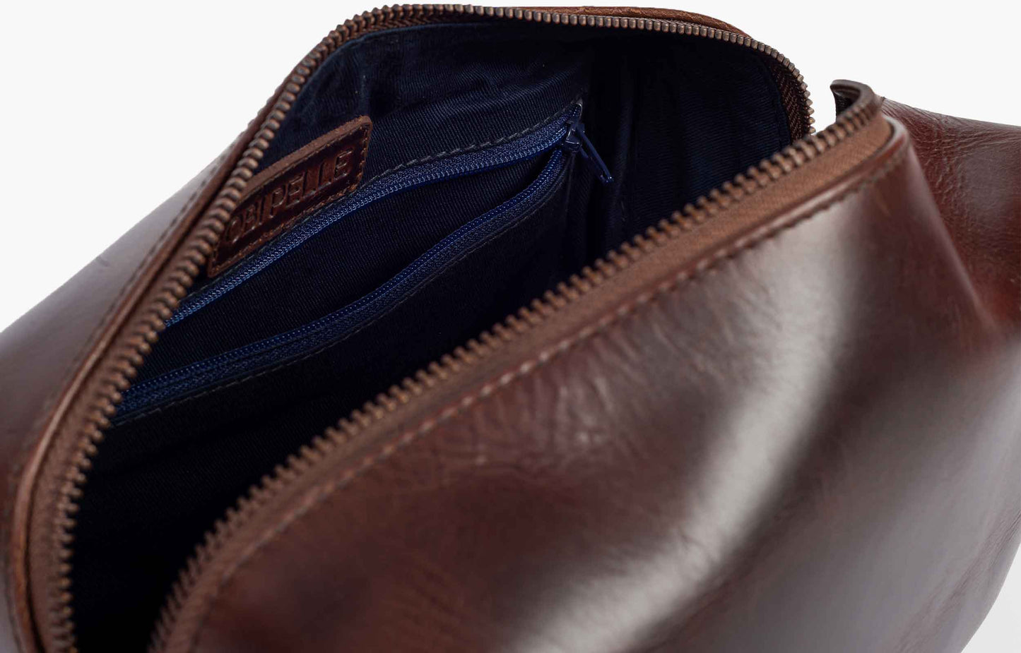 Leather Cosmetic Portable Makeup Pouch Waterproof Travel Friendly Organizer Bag Toiletries Storage Bag