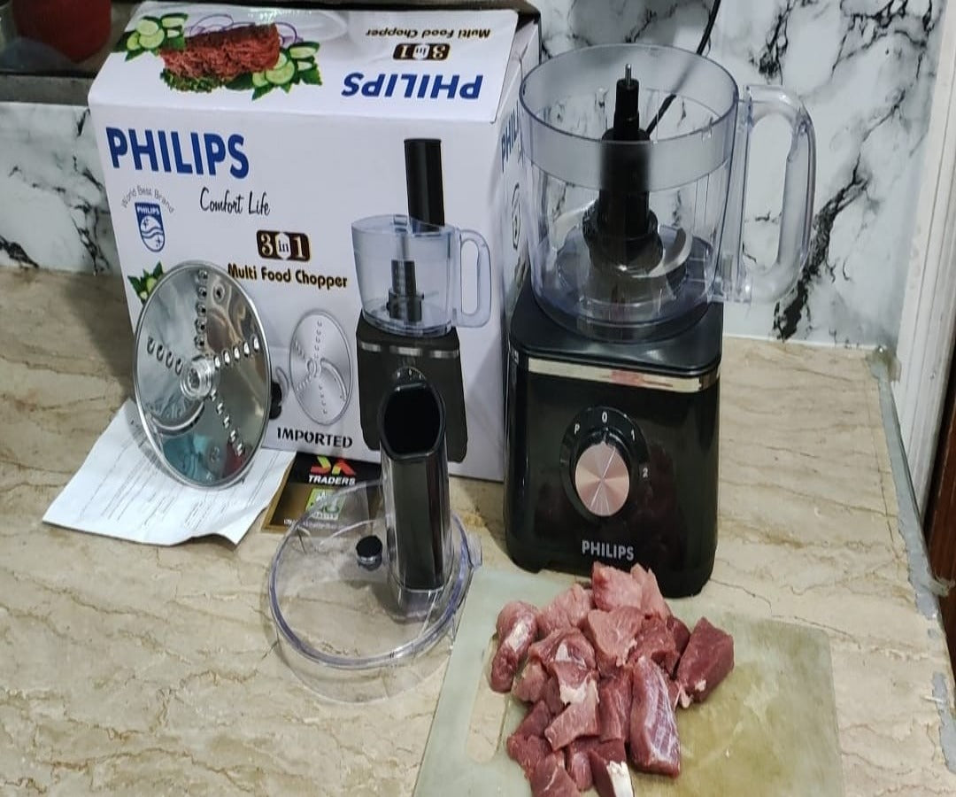 Philips 3 in 1 Multi Food Chopper For Meat & Vegetable Cutting 1000W SK-AT9
