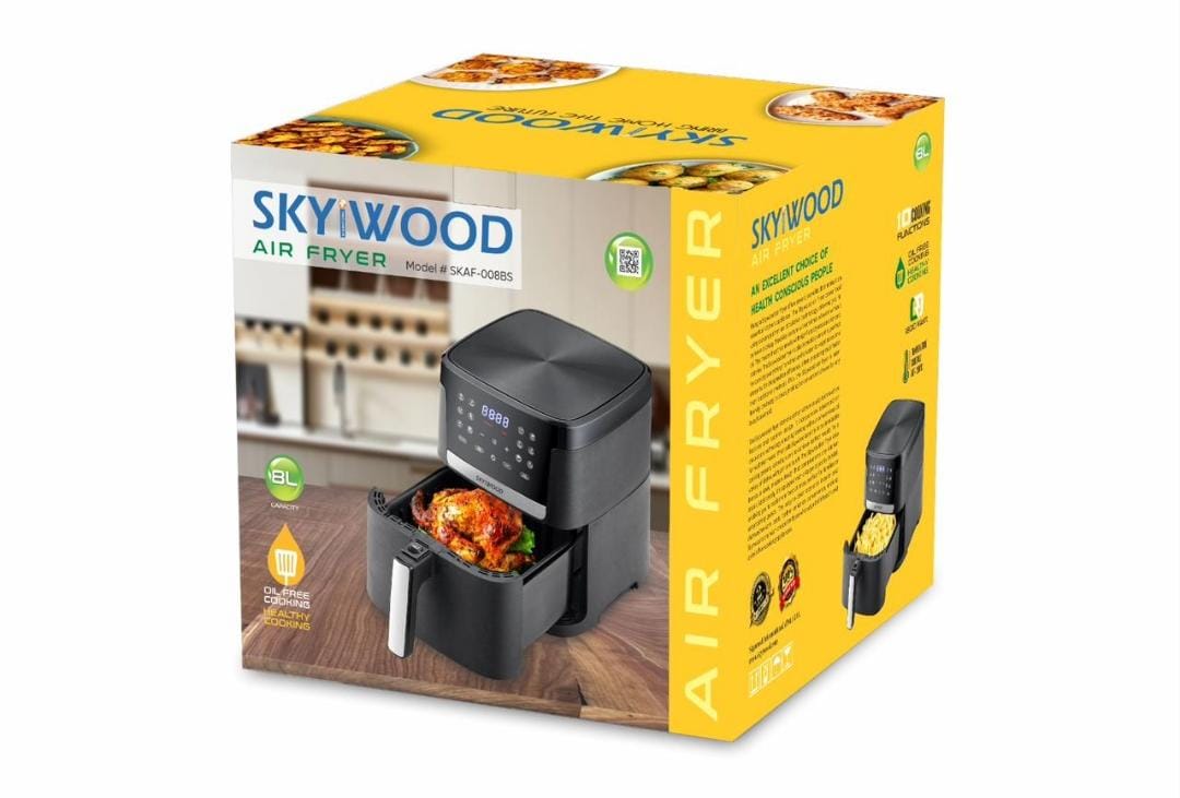 8 Liter Original England's Digital Air Fryer Skyiwood SKAF008BS