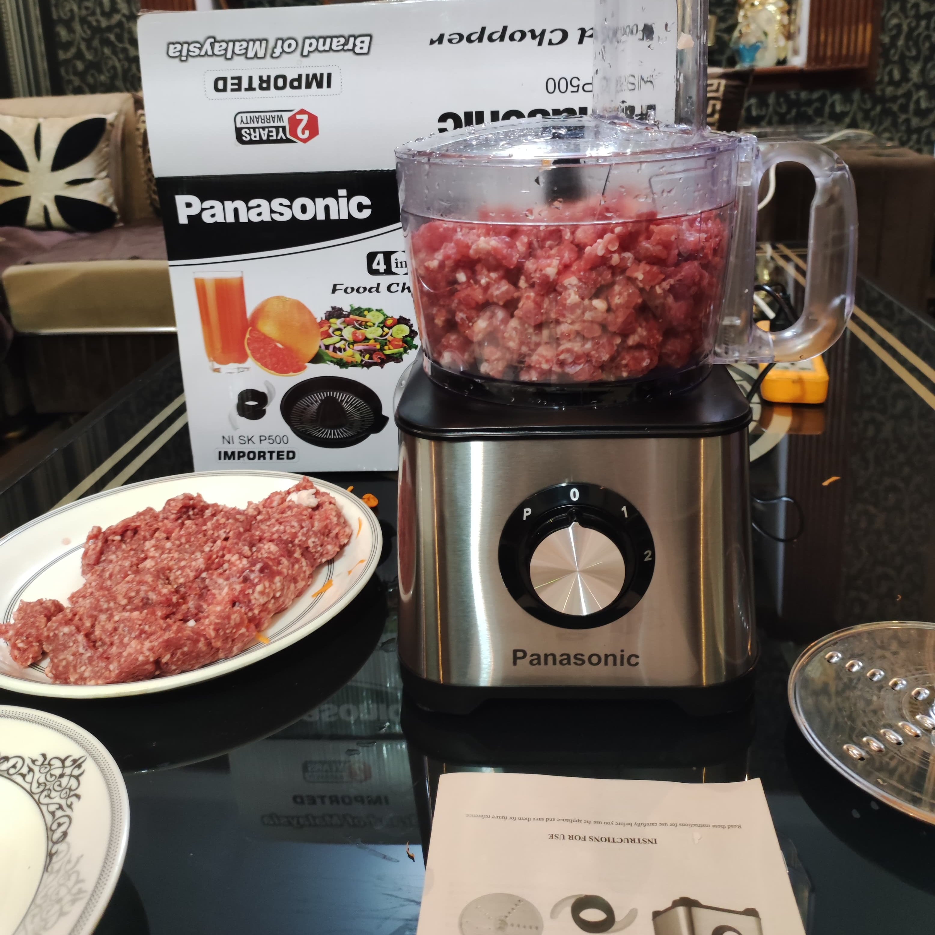 Panasonic 4 in 1 Food Chopper 1000W