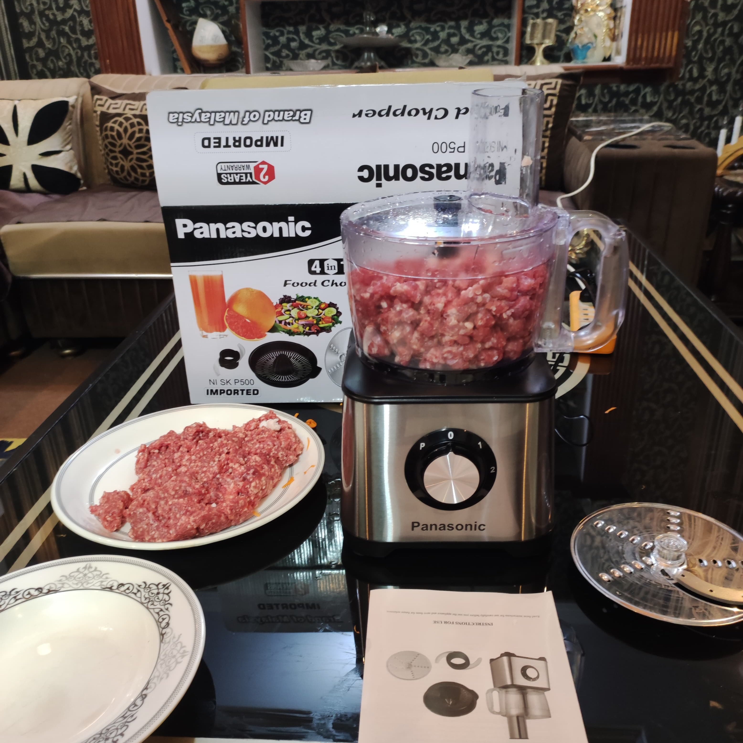 Panasonic 4 in 1 Food Chopper 1000W