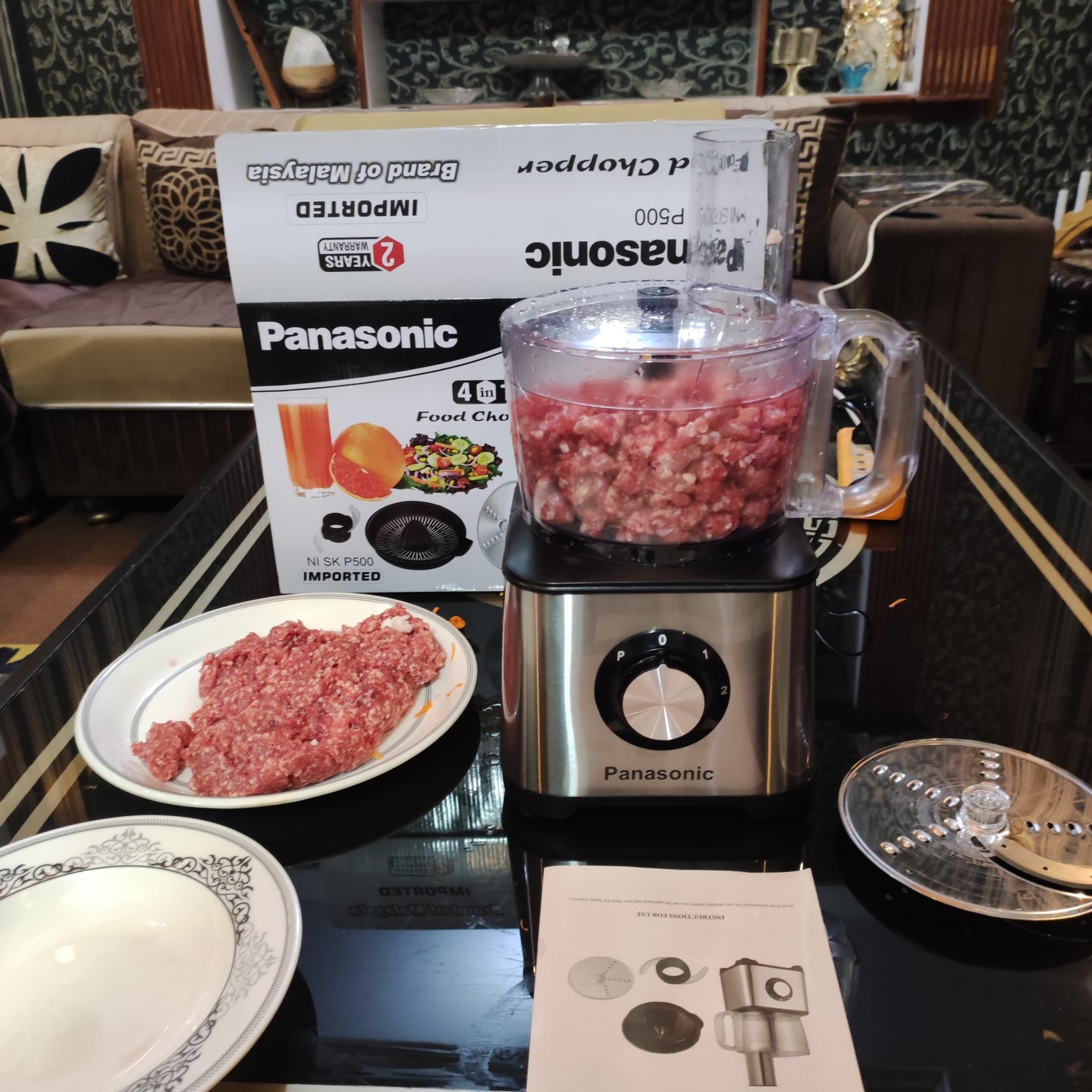 Panasonic 4 in 1 Food Chopper 1000W