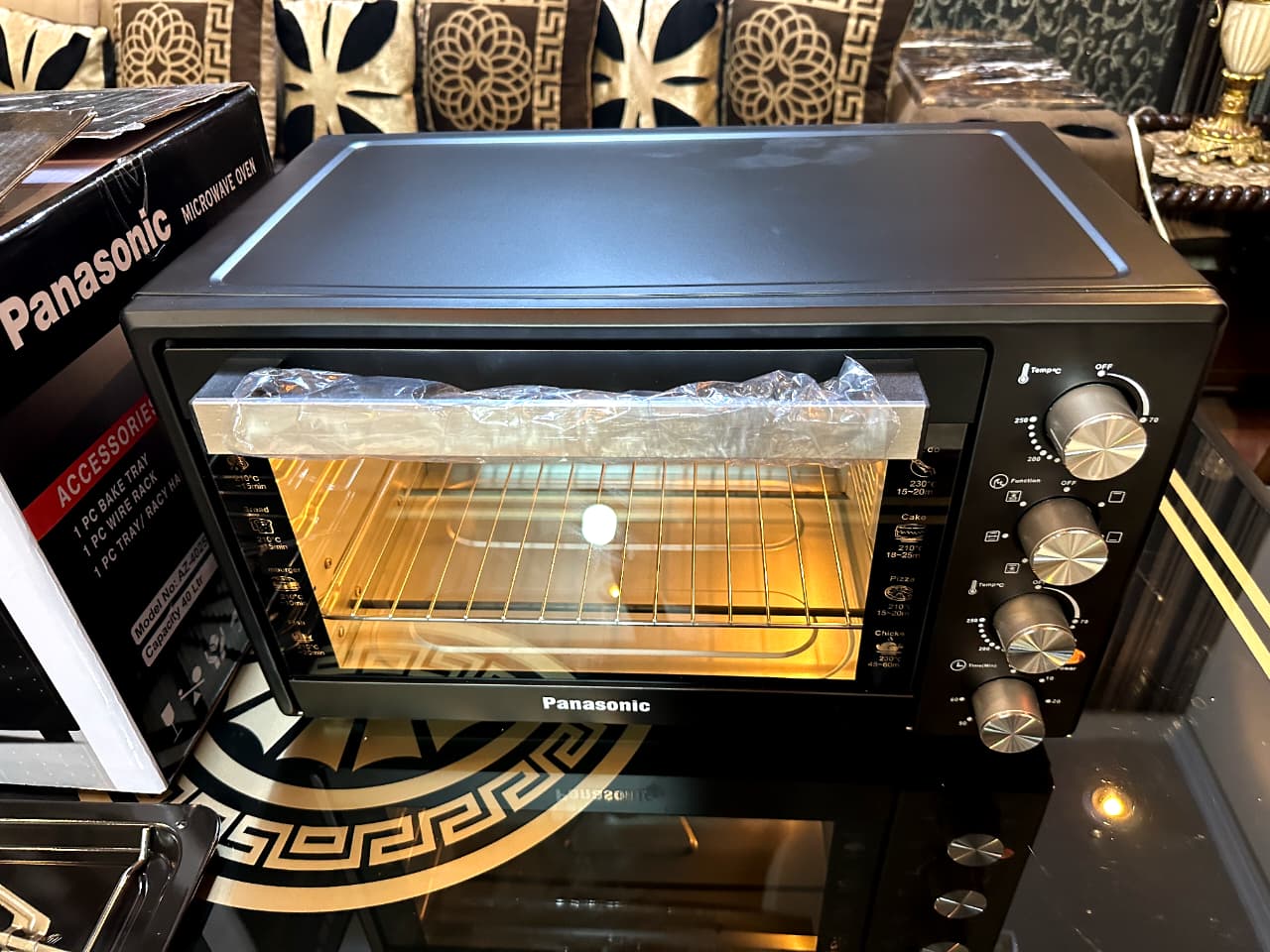 Malaysian Panasonic 40 Liter Electric Baking Oven With Air Fryer Fan &amp; Lamp