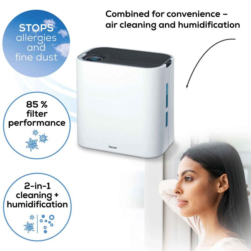 Beurer 2 In 1 Air Purifier & Humidifier LR 330
