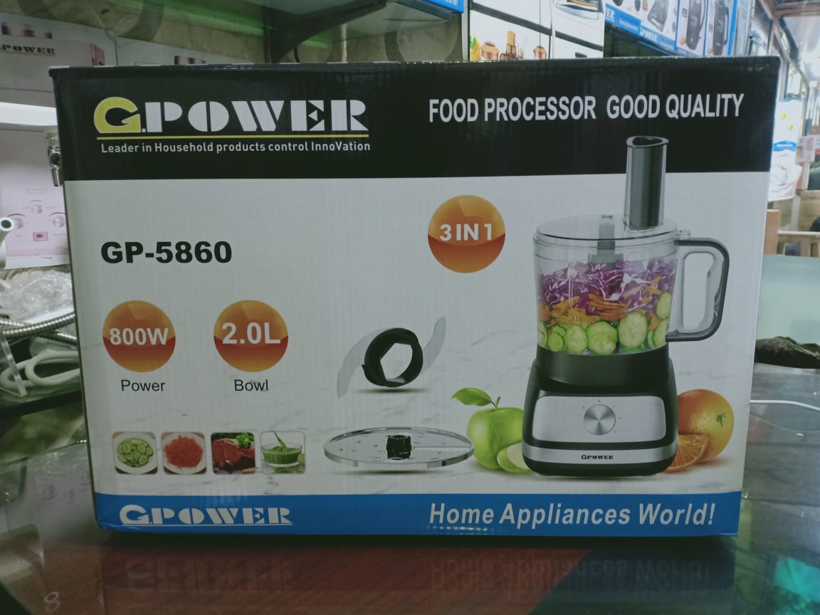 German Electric Meat Chopper With Vegetable Cutter 3 In 1 | Meat Grinder 2L 800W