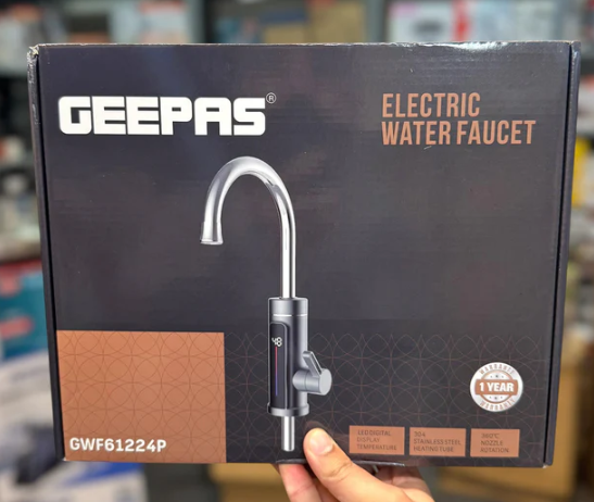 Original Geepas Electric Water Heating Faucet GWF61224P