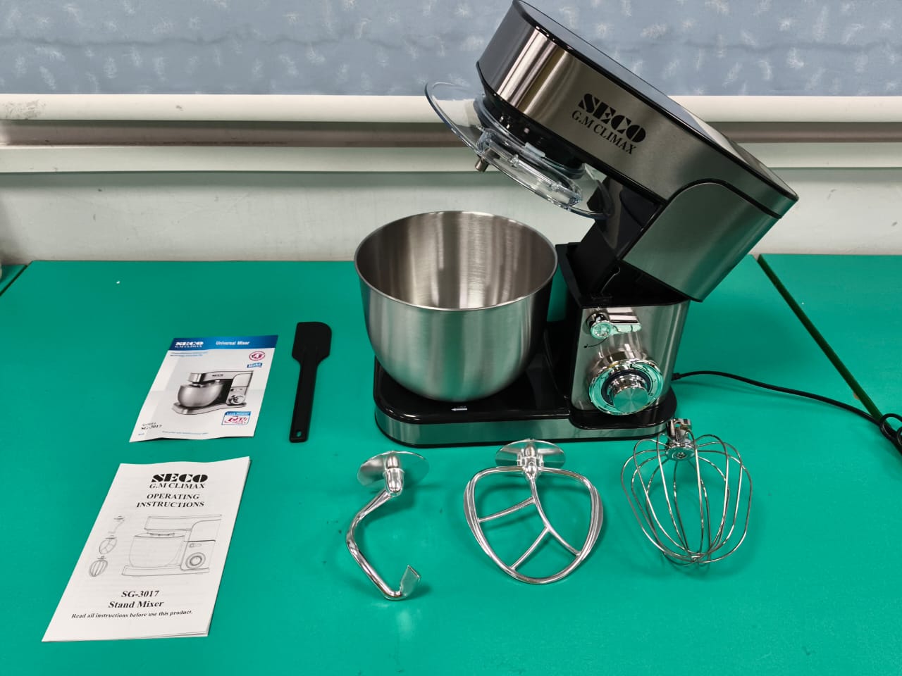 Seco 6 Liter Stand Mixer 1300W SG-3017 | Dough Maker | Kneading Machine