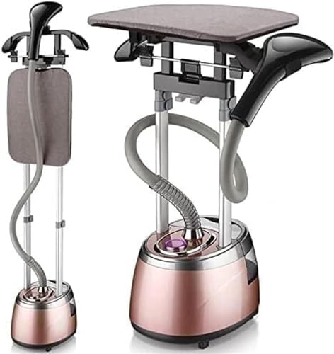 American Professional Garment Steamer - Heavy Duty Clothes Steamer with Fabric Brush, Ironing Board, and Hangers - Ideal for Hanging Clothes