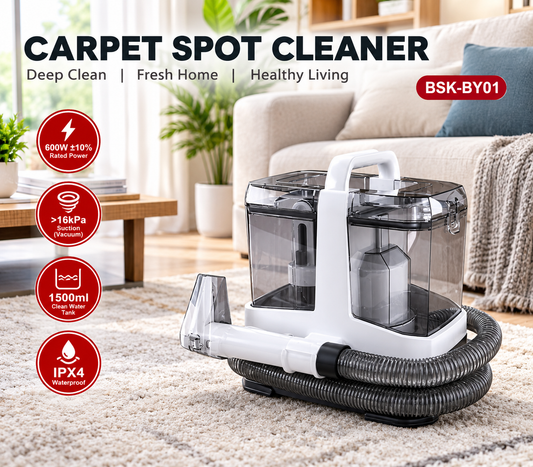 Electric Carpet Spot Cleaner 600W 16KPA 1500ML