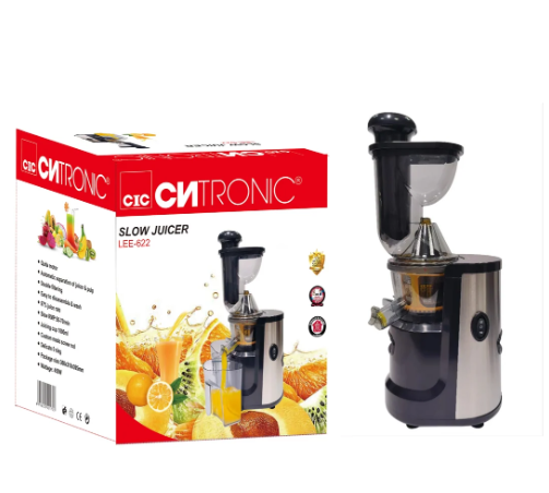 CNtronic Professional Slow Masticating Juicer 450W – Fresh Fruit & Vegetable Extractor LEE-622