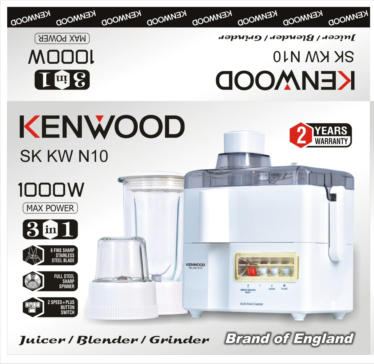 Kenwood Juicer 3 In 1 | 1000W | SK-KW-N10