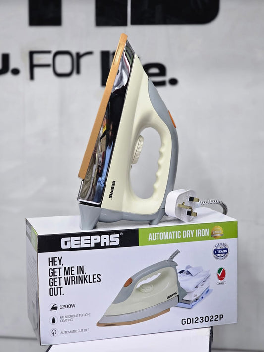 Geepas Automatic Dry Iron 1200W GDI23022P