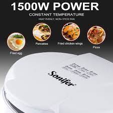 Sonifer SF-6089 PIZZA MAKER WITH LED INDICATOR 1500W 12"