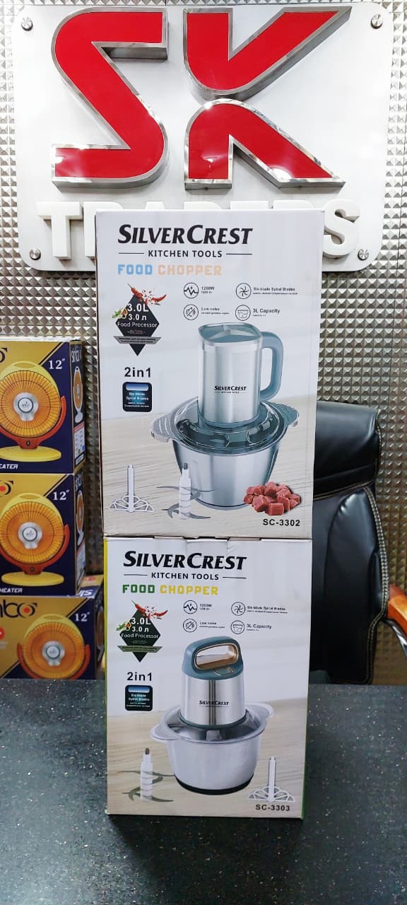 Silver Crest 2 In 1 Food Chopper 3 Liter 1200W SC-3302
