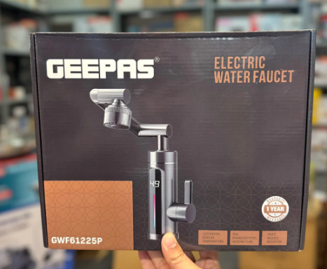 Original Geepas Electric Water Heating Faucet GWF61225P