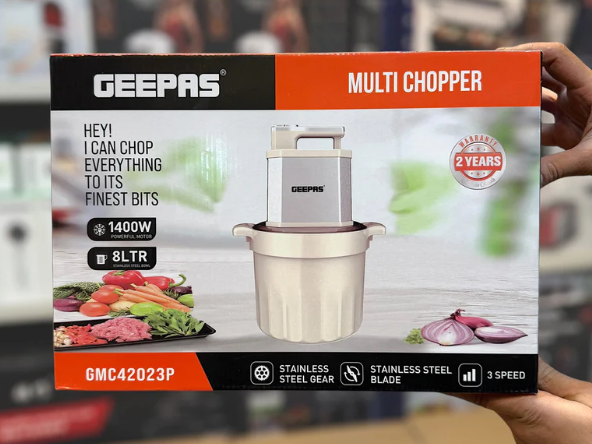 Geepas 8 Liter 1400W Multi Chopper GMC42023P