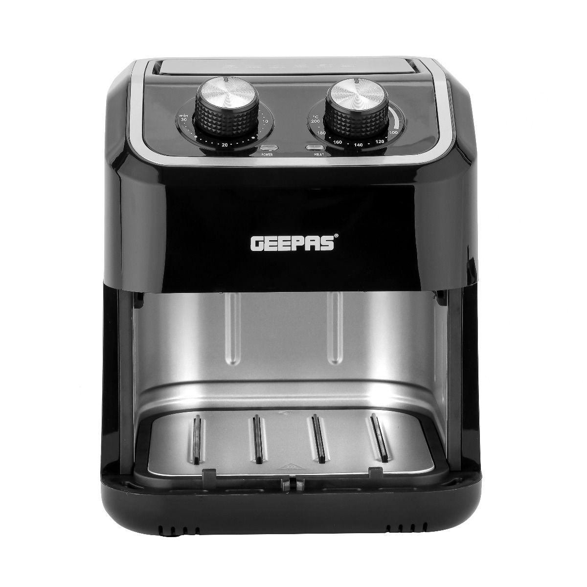 Geepas Air Fryer GAF37528 1600W, 5L Capacity With A Rack | Adjustable Timer And Temperature
